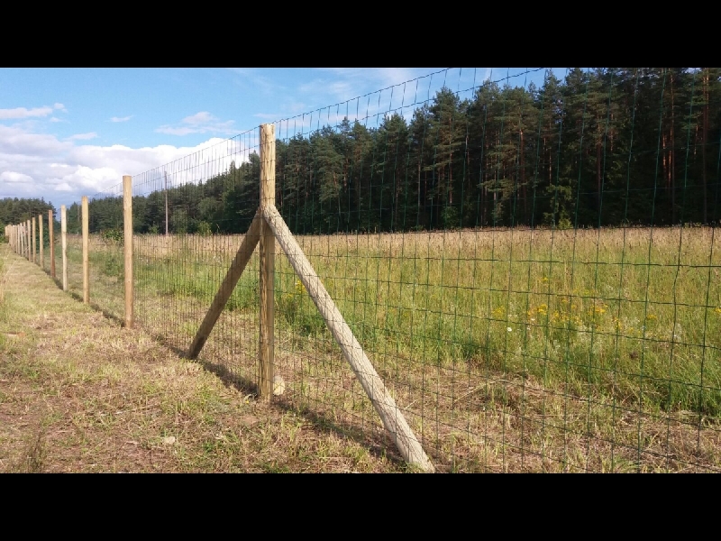 Metināts žogs lauksaimniecības