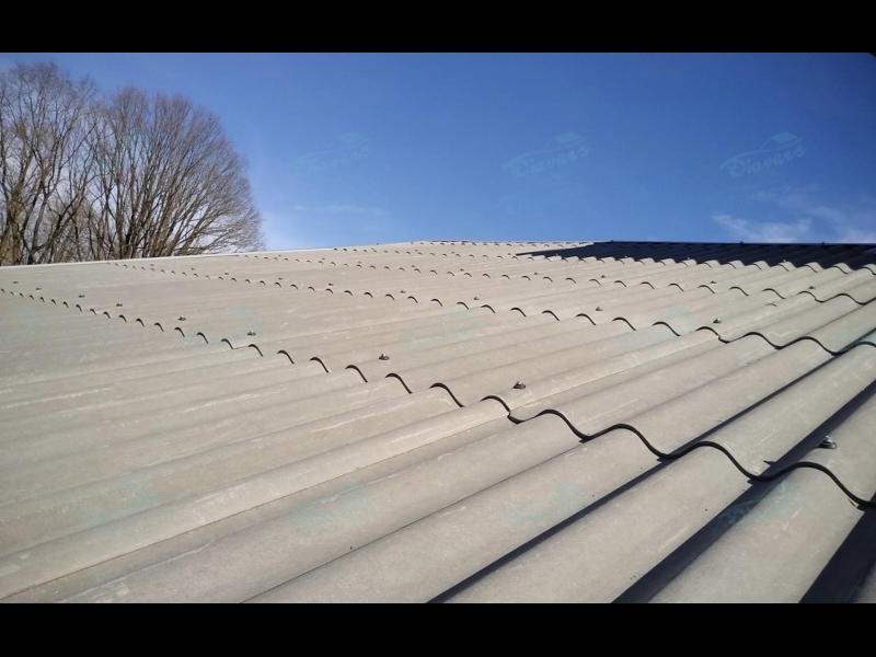 Bezazbesta šīfera montāža