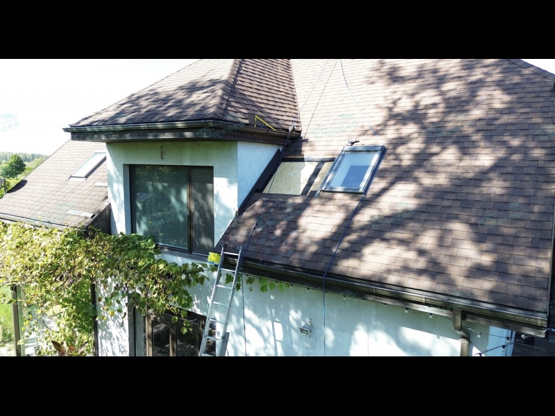 Bituma šindeļu remonts