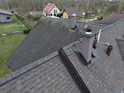 Bitumena šindeļu remonts