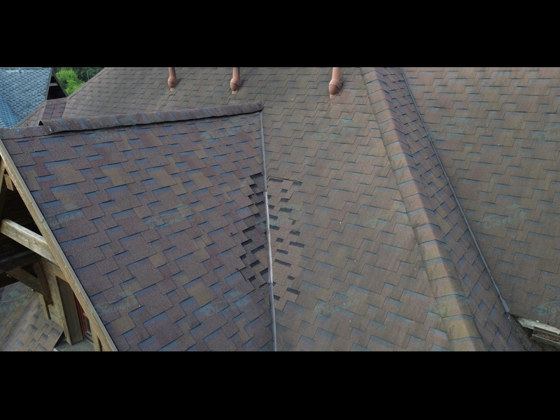 Bitumena šindeļu remonts