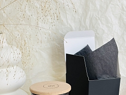 Biznesa dāvanas svētkos, dabīgās sveces, roku darbs