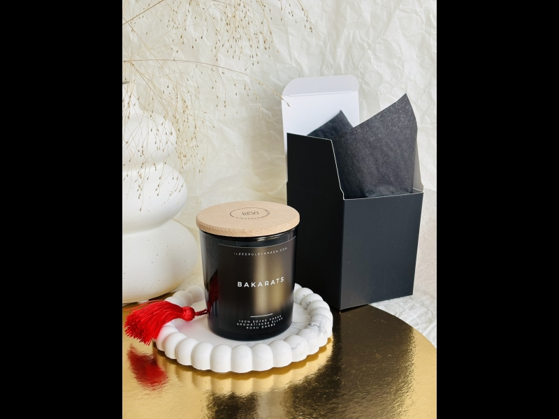 Biznesa dāvanas svētkos, dabīgās sveces, roku darbs