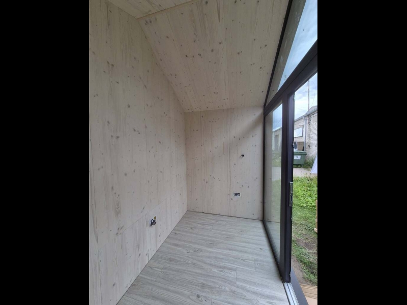 moduļu mājas montāža