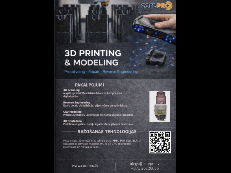 3D printēšana un modelēšana