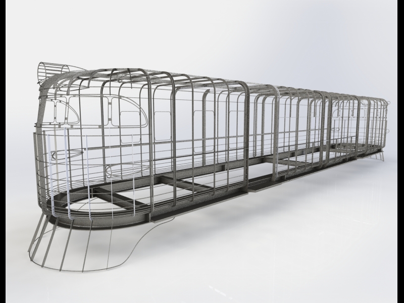 Dekoratīvs dizaina elements parkam no tērauda konstrukcijām