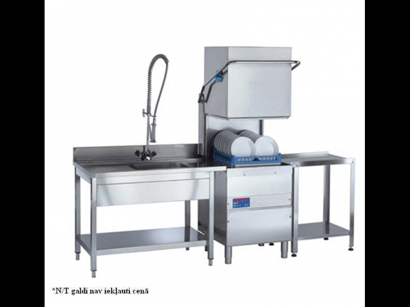 Kupolveida trauku mazgājamā mašīna