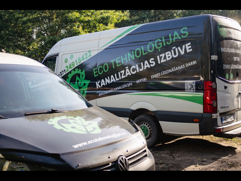 Bioloģiskās kanalizācijas tvertnes, septiķi, ūdens apgāde