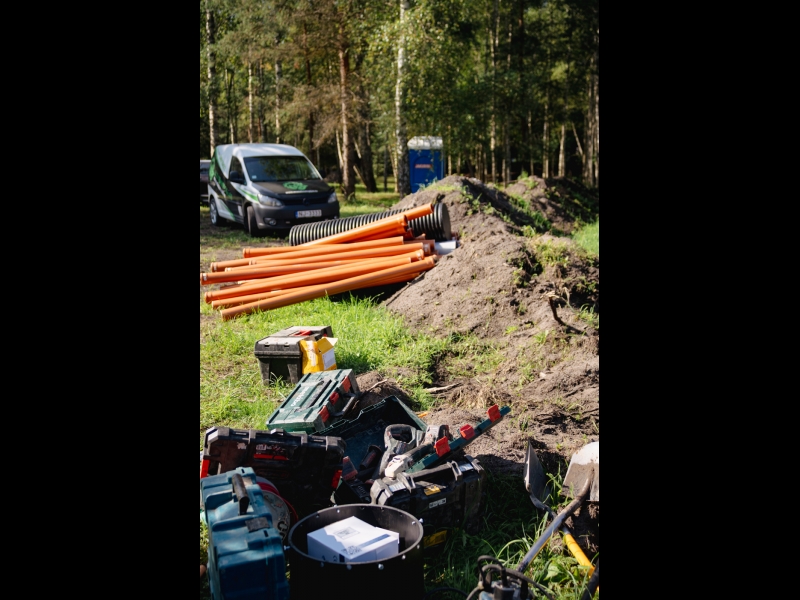 Bioloģiskās kanalizācijas tvertnes, septiķi, ūdens apgāde