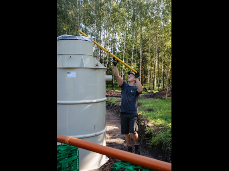 Bioloģiskās kanalizācijas tvertnes, septiķi, ūdens apgāde