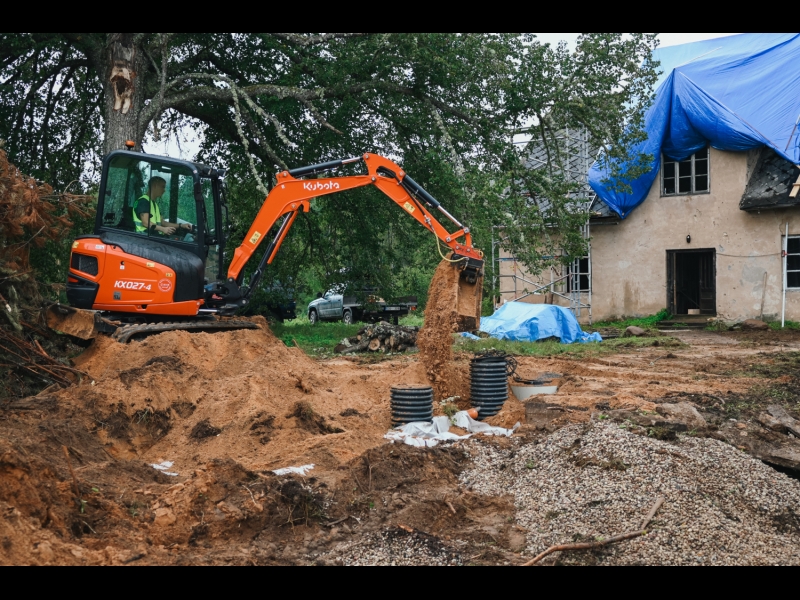 Zemes darbi objektā