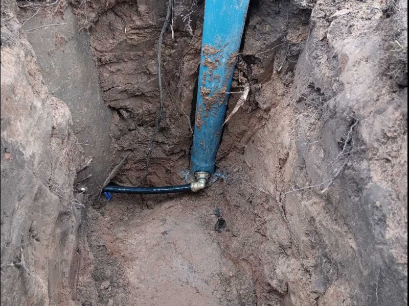 Izrakumu darbi ūdens sistēmas uzstādīšanai