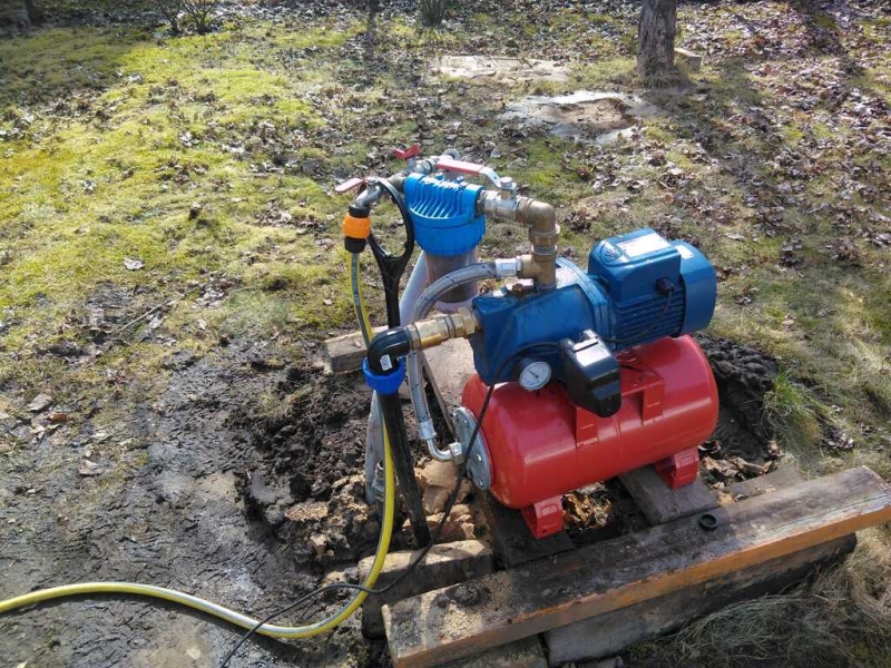 Ūdens sūkņa uzstādīšana