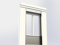 Alumīnija fasādes apdares detaļas ar precīzu CNC apstrādi