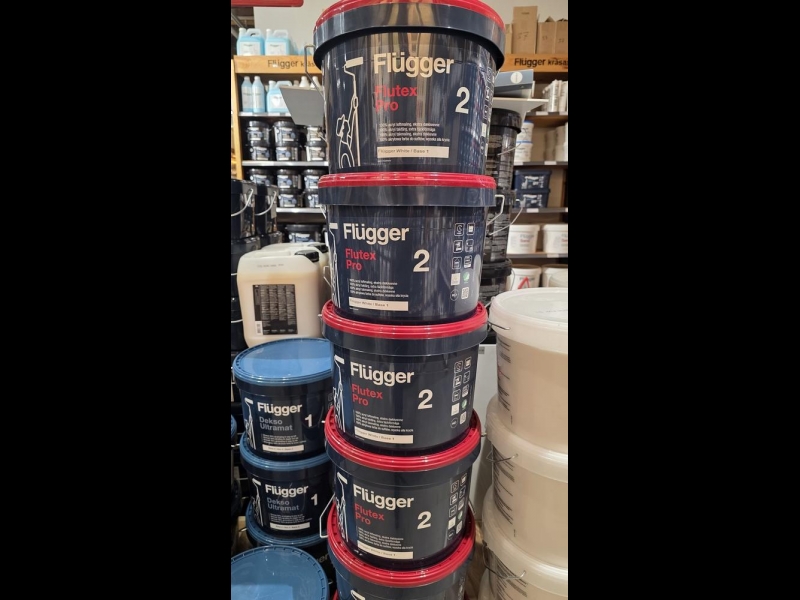 Flugger Flutex Pro2 stends Profcentrs veikalā
