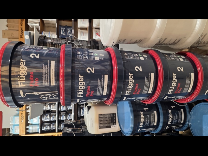 Flugger Flutex Pro2 stends Profcentrs veikalā