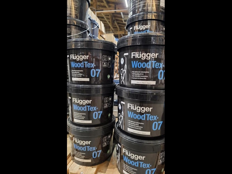 Flugger WoodTex 07 stends Profcentrs veikalā
