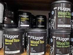 Flugger WoodTex Oil Impredur stends Profcentrs veikalā