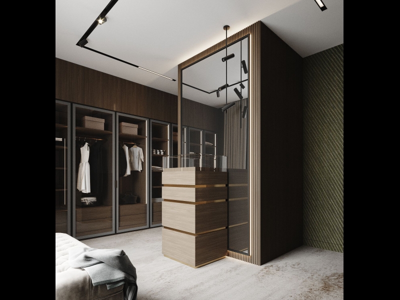 garderobes telpas interjera dizains