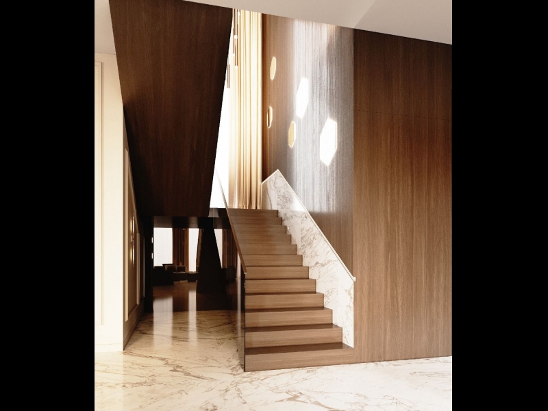 kāpnes mājas interjerā