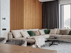 viesistabas dizains liels divans