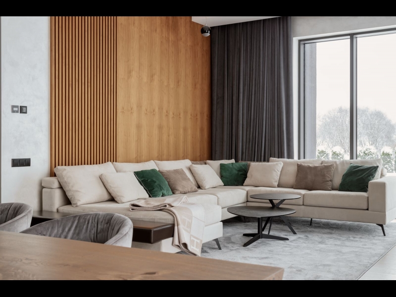 viesistabas dizains liels divans