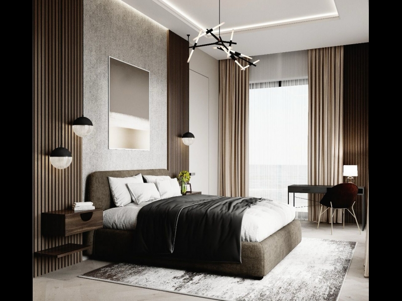 interjera dizains viesu guļamistabai