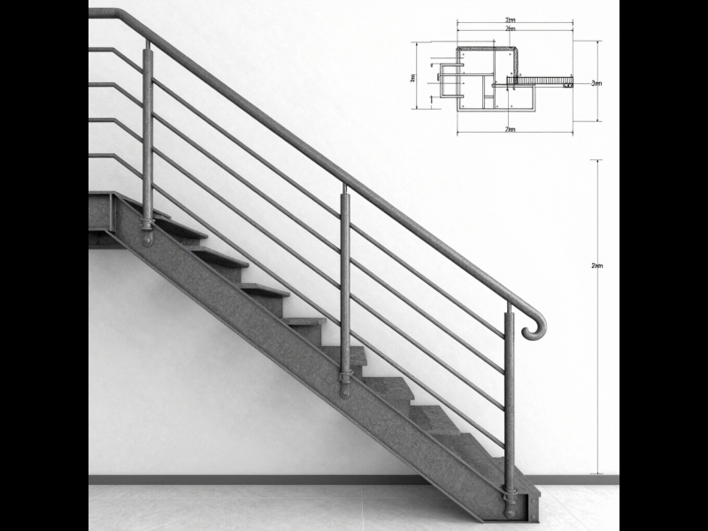 Metāla kāpņu margas