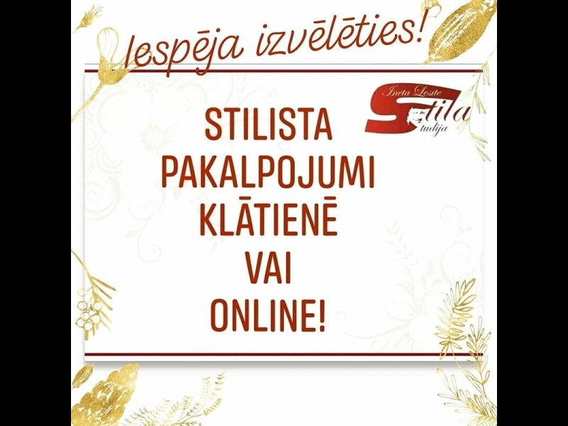 Stilista pakalpojumi tiešsaistē