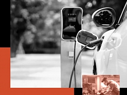 Elektromobiļu uzlādes stacija Latvijā