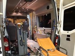 Gulošu pacientu pārvadāšana