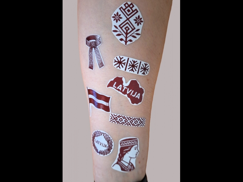 Patriotiski pagaidu tetovējumi