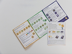 pēles instrukcijas un kāršu komplekts no Sam Dreamer