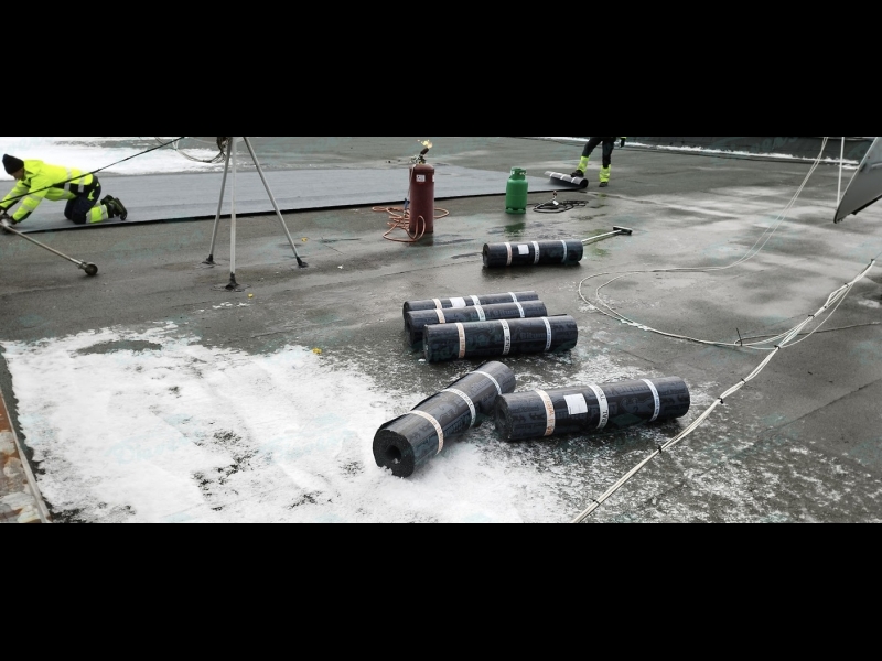 Jumta remonts ziemā