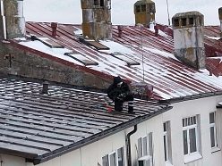 Jumta remonts ziemā