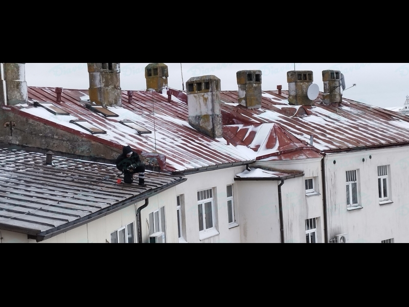 Jumta remonts ziemā