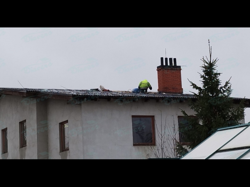 Jumta remonts ziemā