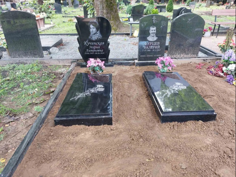 Šķērsiela, IK - kapa apmale