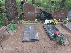 Šķērsiela, IK - kapa apmale