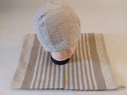 Lina pirts komplekts ar cepuri un dvieli – dabīgs SPA risinājums