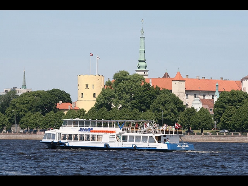 Daugava Rīga Jūra upes jūras kruīza kuģis Jelgava