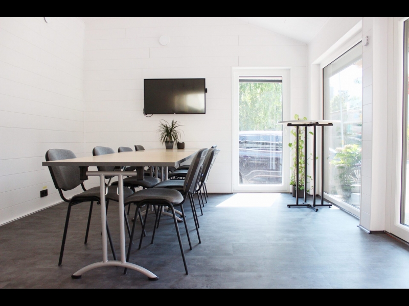 Iekšējās telpas Kurzemes Biznesa Inkubatorā