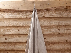 Lina dvielis ar tautisku rakstu – dabīgs un izturīgs pirts tekstils