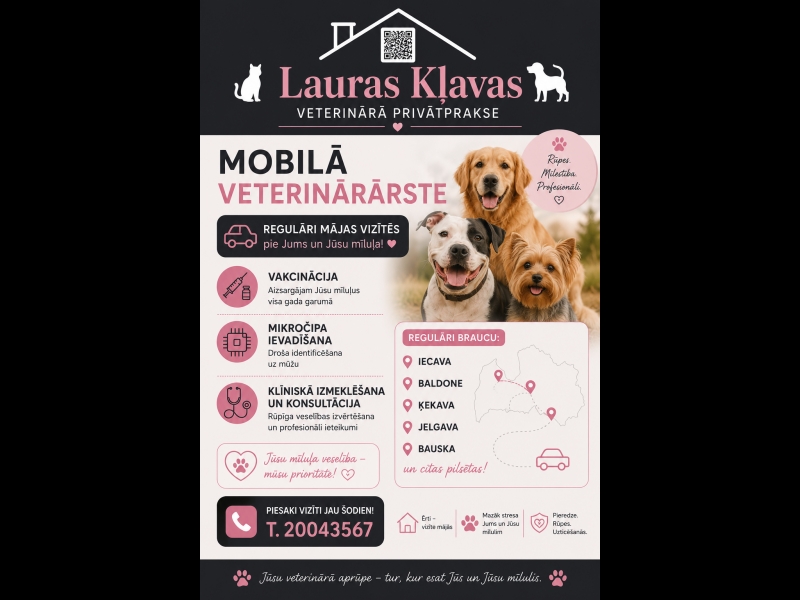 Izbraukuma veterinārie pakalpojumi