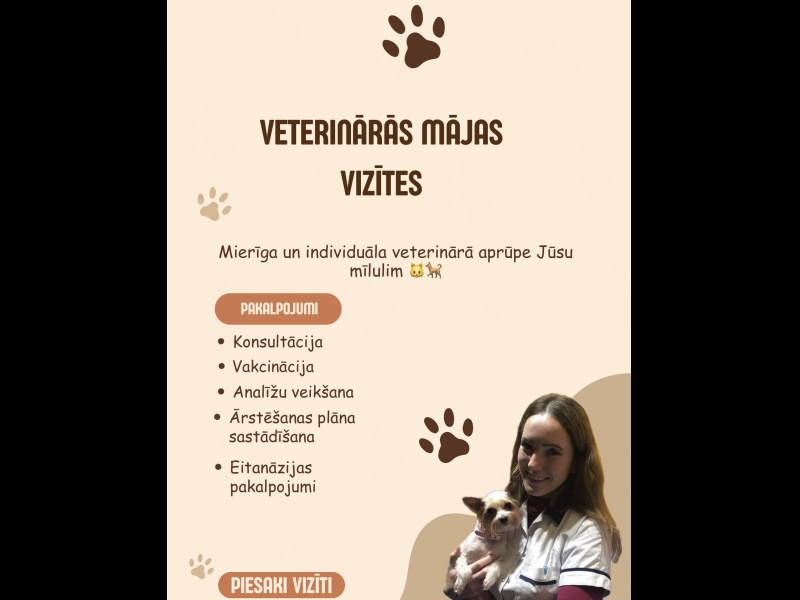 Veterinārās mājas vizītes