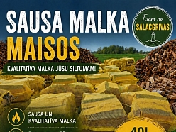 Sausa malka maisos
