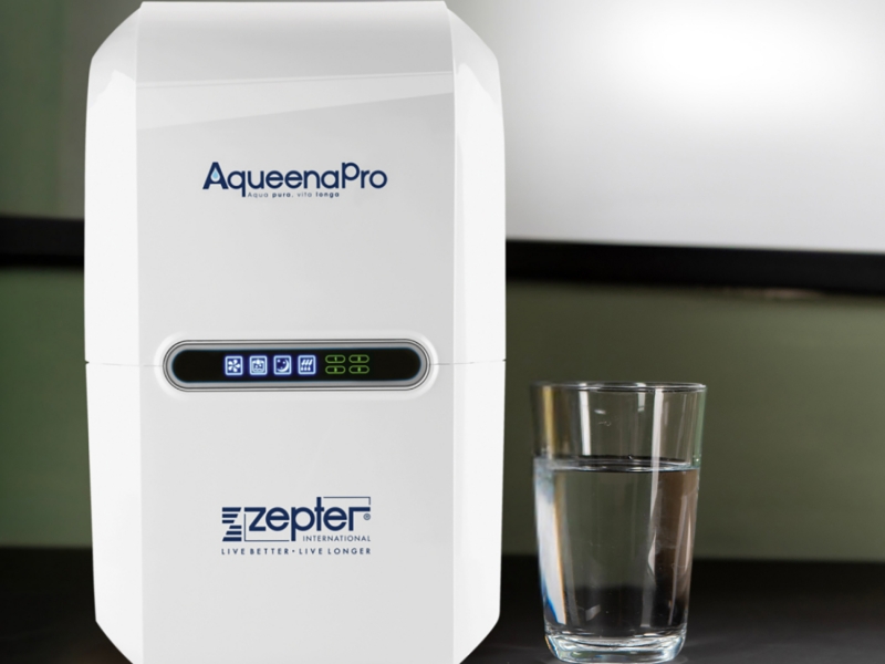 Maksimāli attīrīts ūdens ar AqueenaPro 5 pakāpju filtru sistēmu