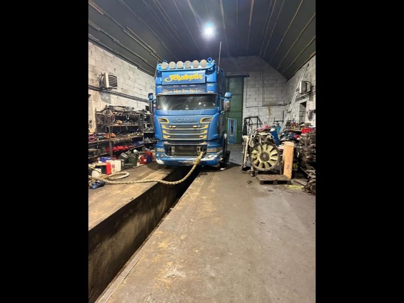 Scania sprauslu testēšana