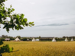 Nomadic Tipi village