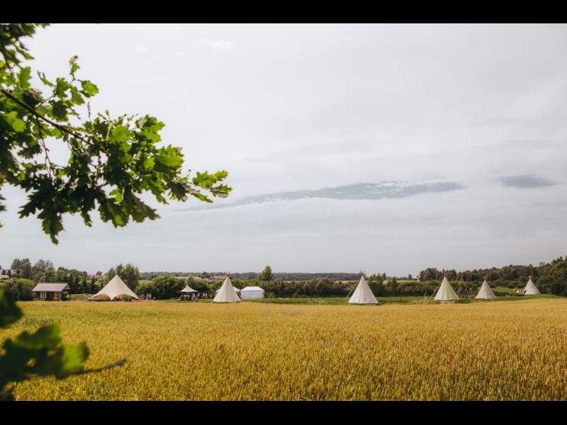 Nomadic Tipi village